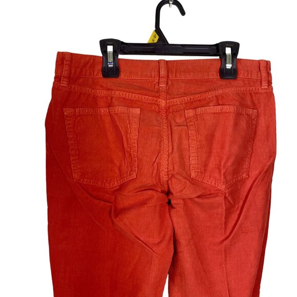 J. Crew Womens Orange Corduroy Pants 27R City Fit NEW - Picture 3 of 4
